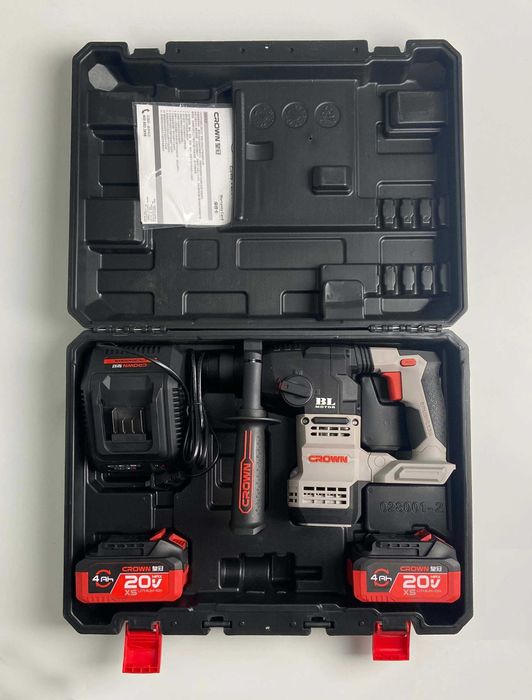 Перфоратор акумуляторний Crown CT 28001XS-4 BMC