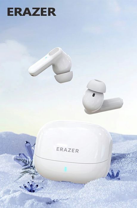 Навушники бездротові Stereo Bluetooth 5.4, вакуумні Erazer A01, ігрові, якісний звук  Stereo, надійні, игровые вакуумные наушники