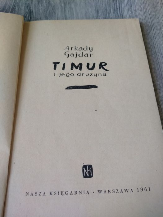 Arkady Gajdar Timur i jego drużyna