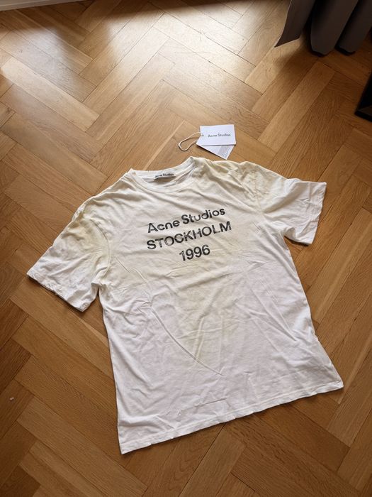 Acne Studios koszulka T shirt (S) biala