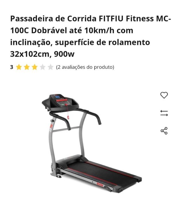 Passadeira de corrida nova