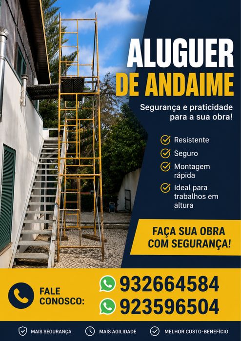 Alugar andaime obras