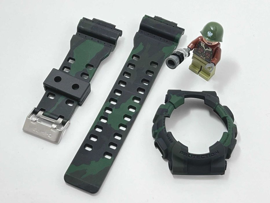 Bezel+pasek Casio G-SHOCK GA-100 GA-110 GA-120 GA-140 GLS GD MORO/Z