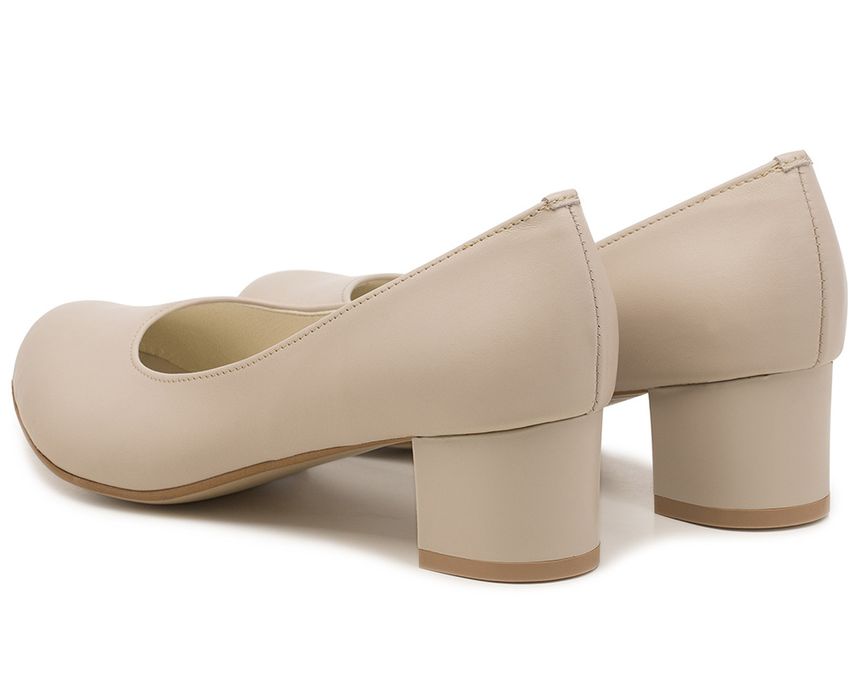 Czółenka C809 beż szerokie 40       (26 cm)