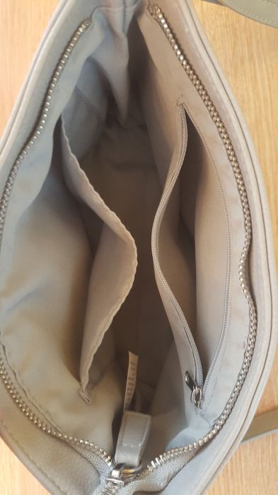 Torebka szara listonoszka długi pasek