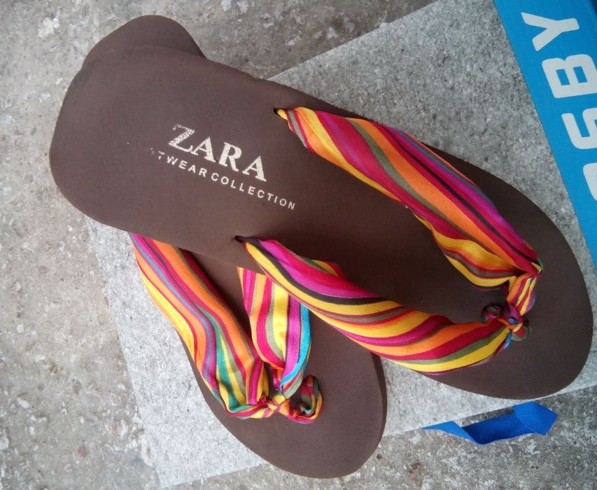 ZARA босоножки подростковые сланцы вьетнамки р. 36