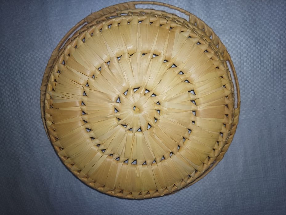 Декоративні плетені тарілки Barotex (В'єтнам) – Набір 2 шт.