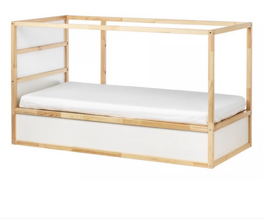 Cama solteiro Kura 90x200 - 2 formatos possiveis