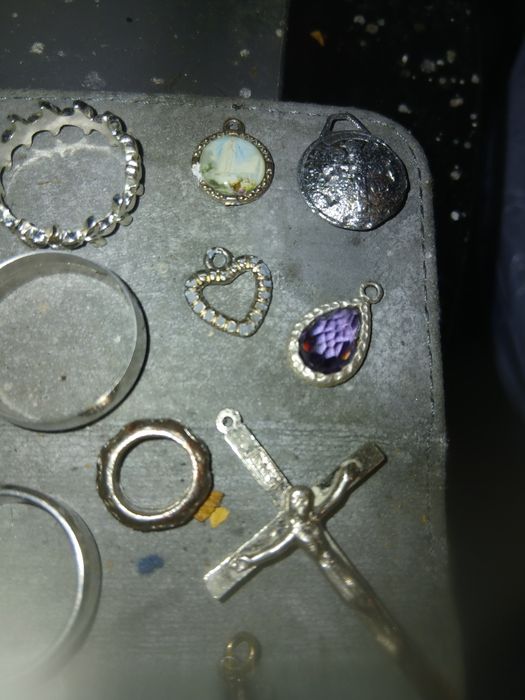 Vários artigos em prata