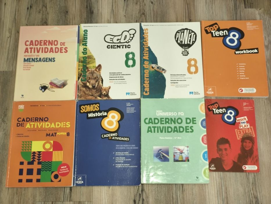 Livros Actividades 8° ano