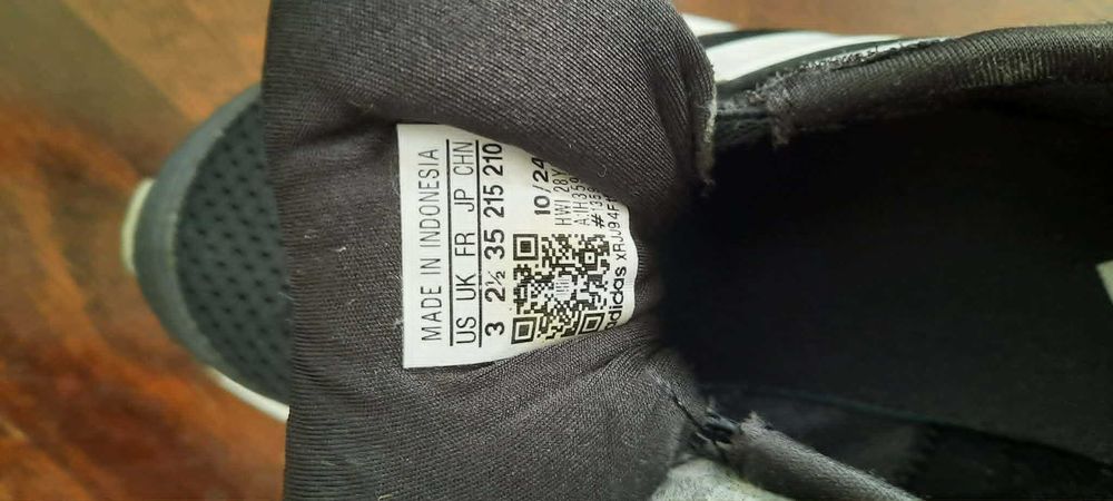 Sapatilhas adidas Duramo SL2 preto branco júnior