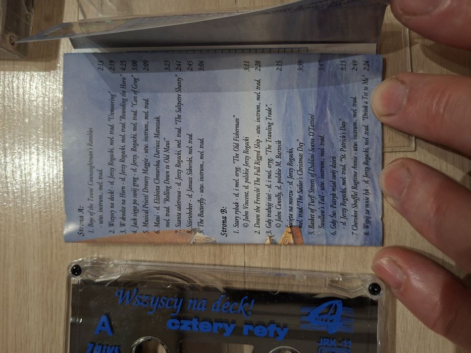 Cztery refy zestaw 3 kaset szanty