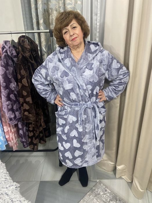 Жіночий махровий халат