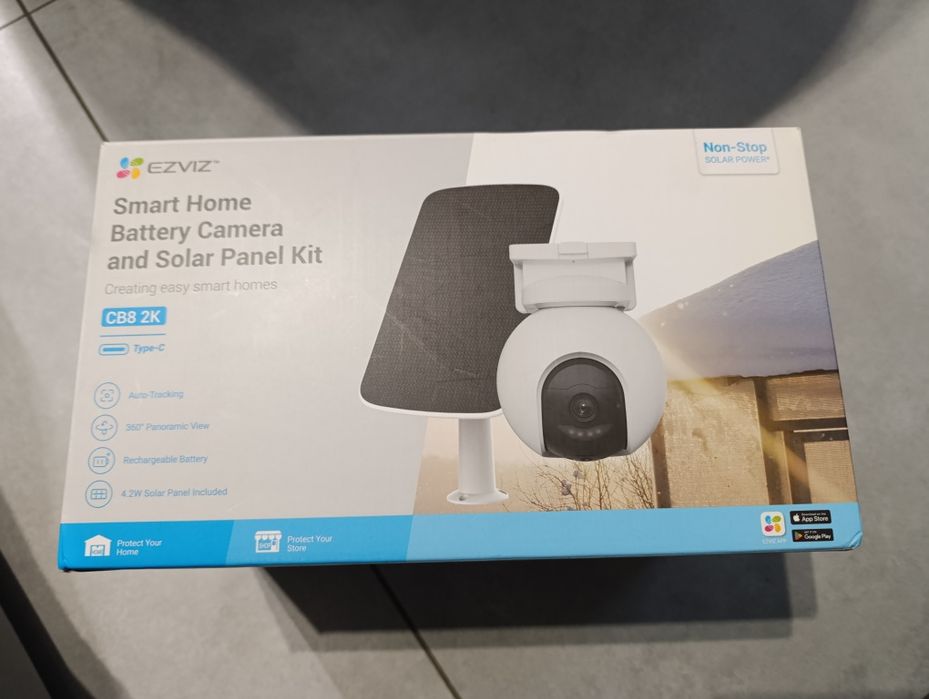 Ezviz Smart Battery Camera and Solar Panel Kit