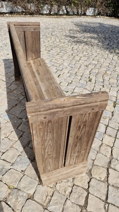 Banco de igreja gótico gregoriano inglês gothic georgian church bench