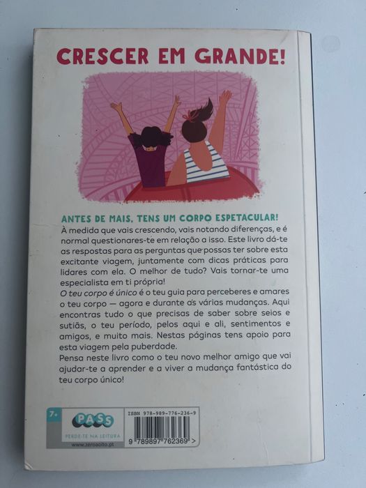Livro O Teu Corpo é unico