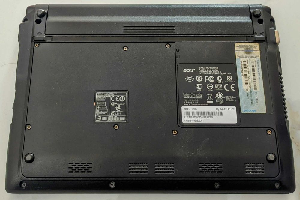 Ноутбук/нетбук Acer Aspire One 521-12Dki 10.1"