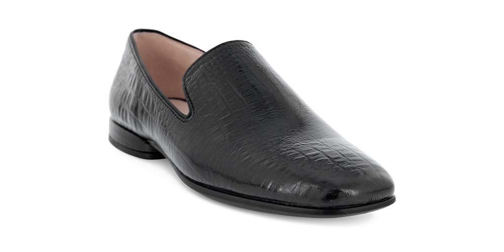 ECCO Mokasyny damskie - Anine Squared - r 39 - Czarne, Skóra licowa
