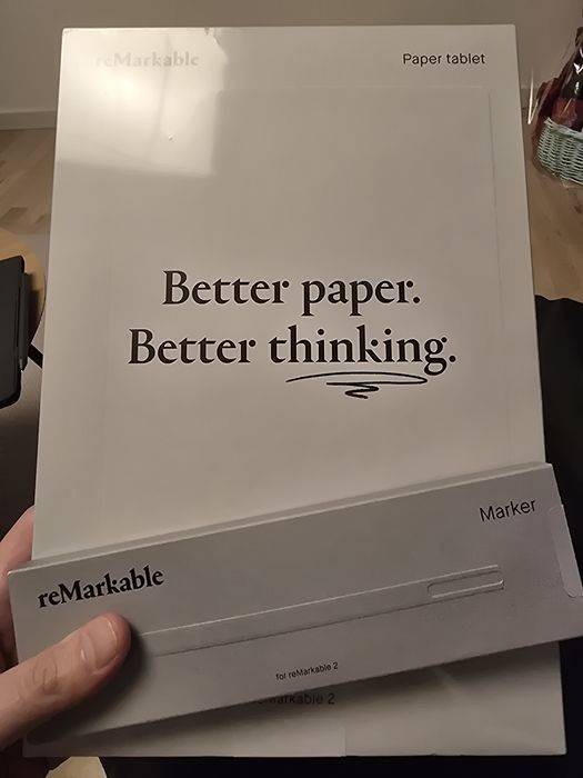 reMarkable 2 + Marker