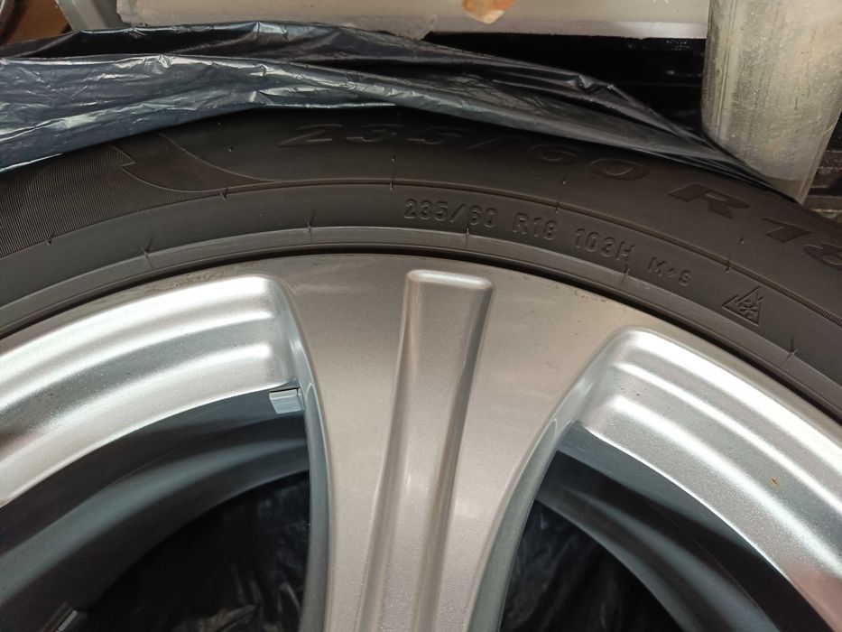 4 Jantes Mercedes 18 com pneus - como NOVAS e Pneus NOVOS