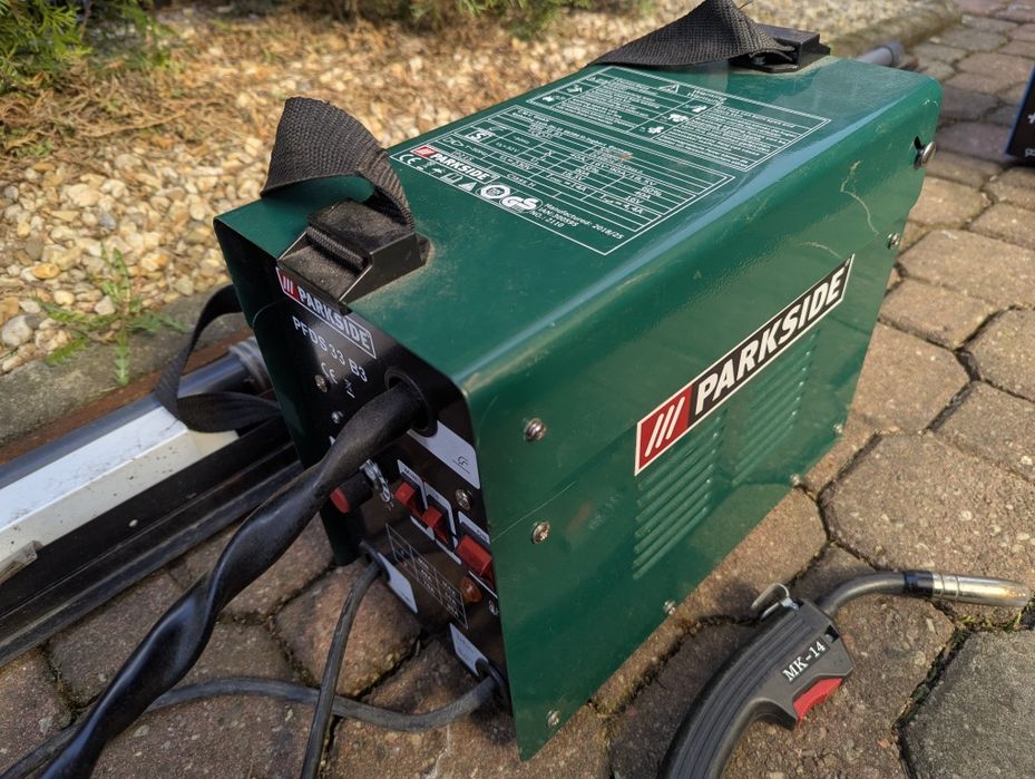 Spawarka MIG parkside bezgazowa transformatorowa