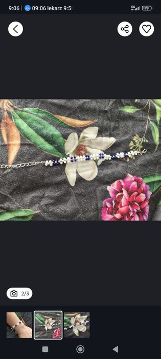 Ręcznie robiona bransoletka z koralików, handmade