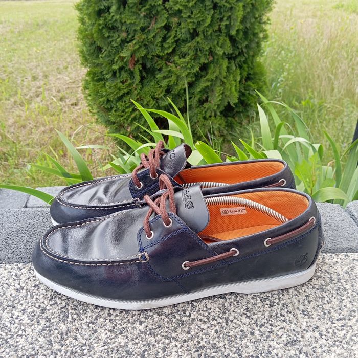 Timberland Cedar Bay 2-Eye Boat Shoe / Buty Żeglarskie Mokasyny Skórzane Rozmiar 47.5