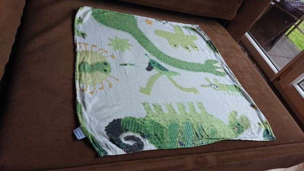 Dwa otulacze bambusowe 70x70 cm Lela Blanc