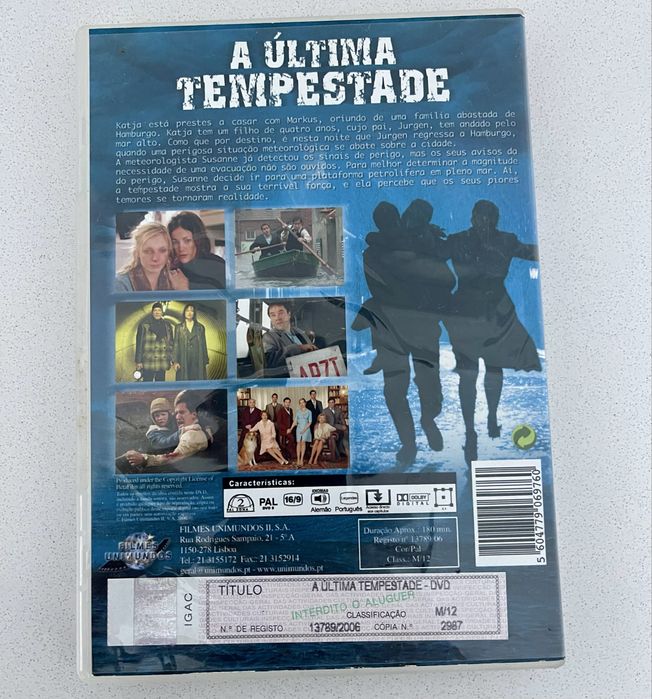 DVD A Última Tempestade — edição portuguesa