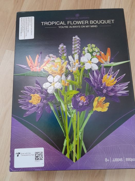 Klocki bukiet kwiatow