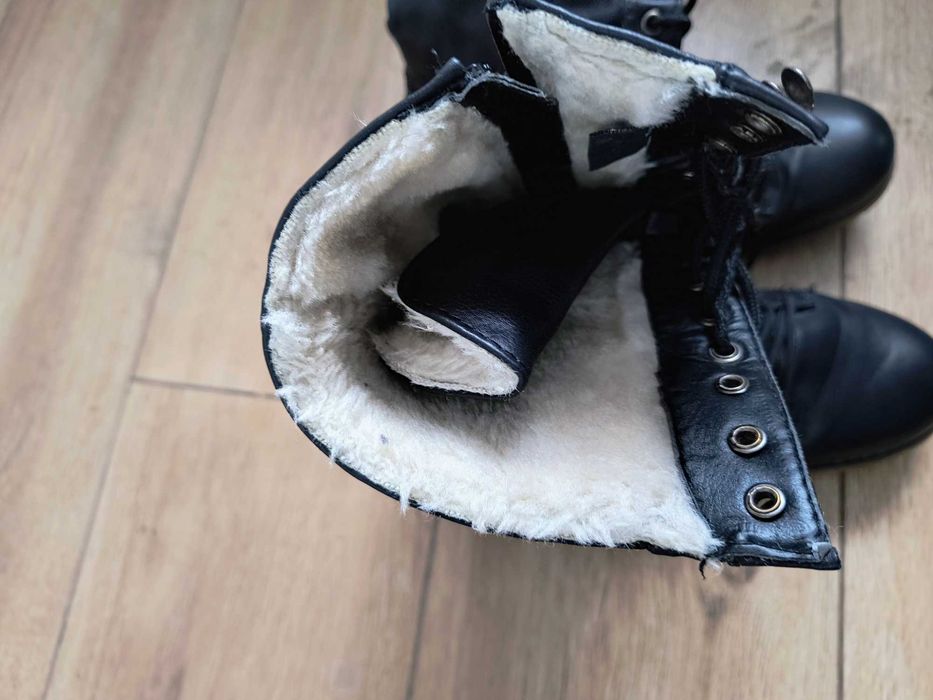 Buty ocieplane kozaki rozmiar 37