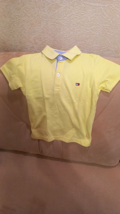 Lacosta поло для мальчика  р4-6, S  100%cotton