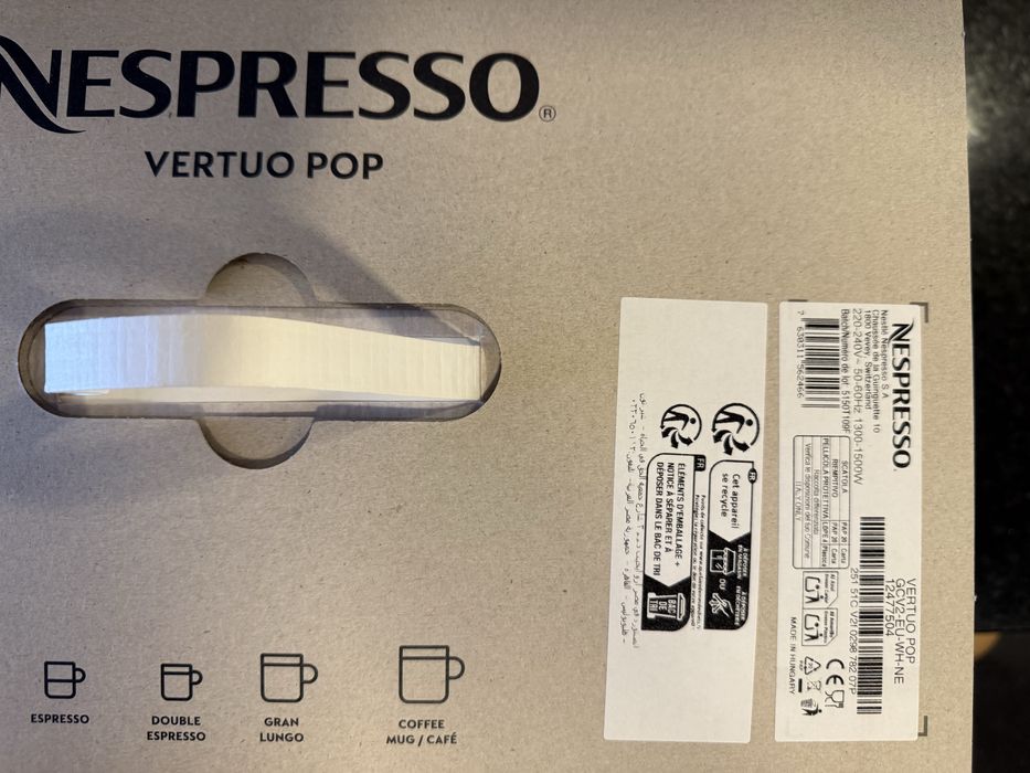 Maquina de cafe Nespresso Vertuo pop