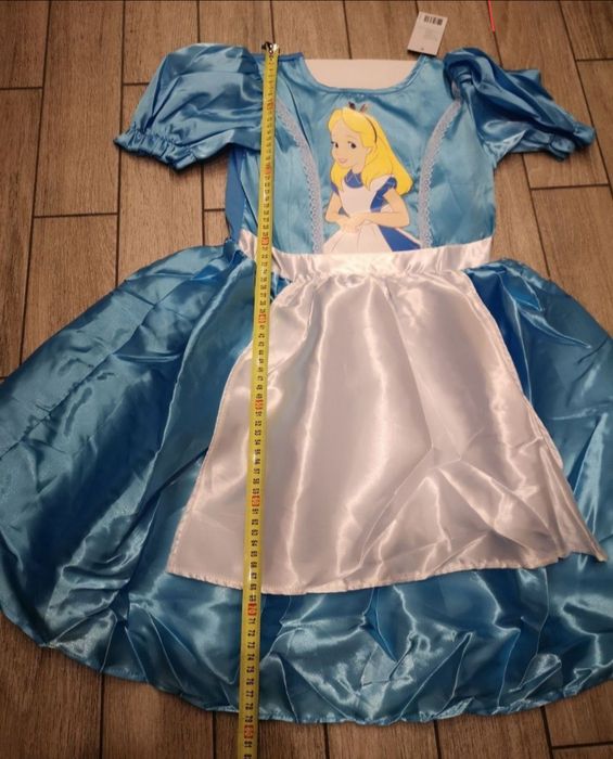 Sukienka Alicji z krainy czarów Alicja kraina Disney roz 134-140cm