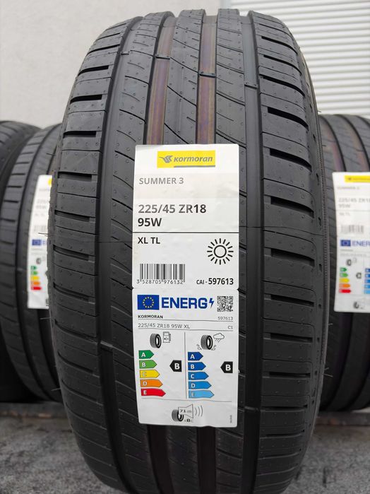 4szt. letnie 225/45R18 Kormoran Summer3 95W XL 2026 rok NOWE gwar 5lat