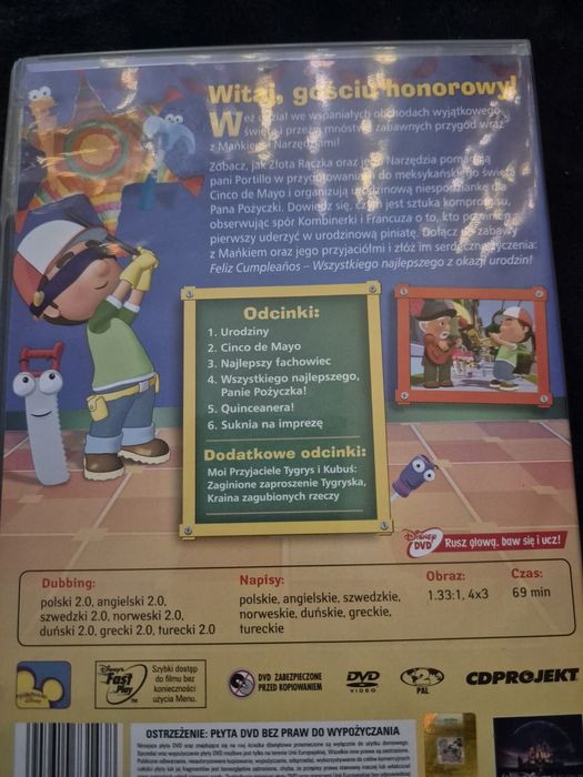 Maniek Złota Rączka "Urodziny Mańka" DVD