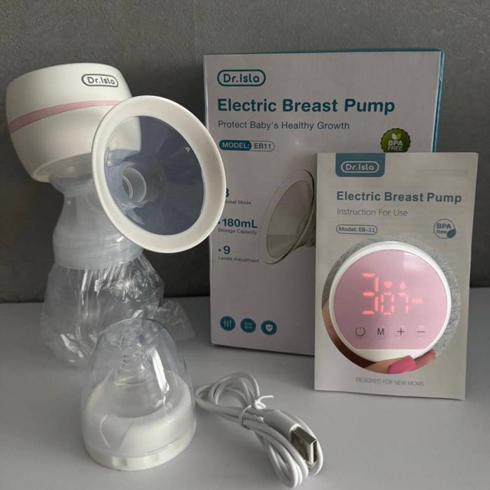 Електричний молоковідсмоктувач з функцією стимуляції та масажу