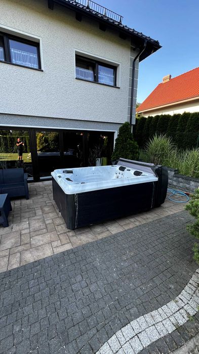 Jacuzzi zewnętrzne balia ogrodowa wanna spa ogrodowe