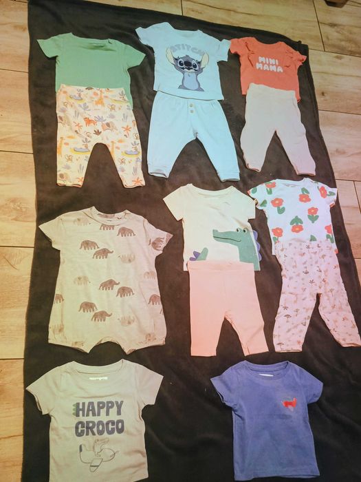 Nowe komplety dla chłopca i dziewczynki w rozm 68