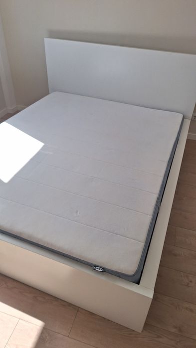 Cama Casal + Colchão Ikea 160x200
