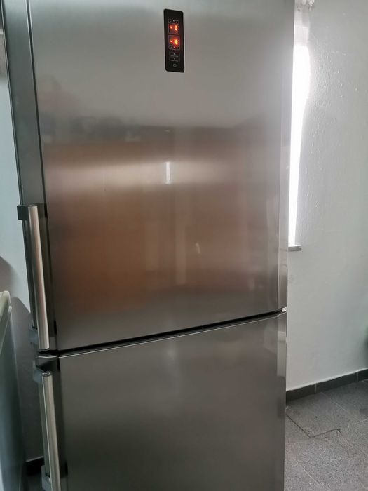 Combinado inox hotpoint
