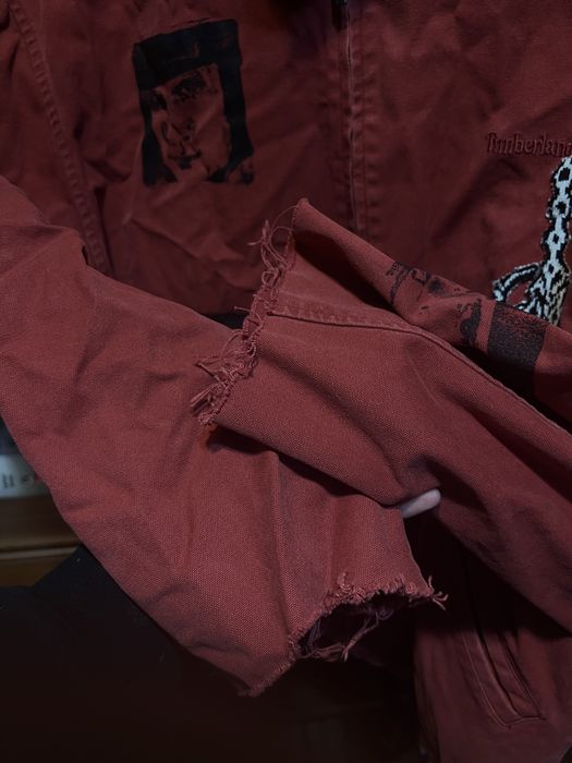 Джинсова куртка Timberland XL кастом