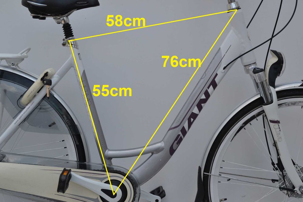 Biały rower holenderski * damka Giant Ultimo koła 28'' nexus 7