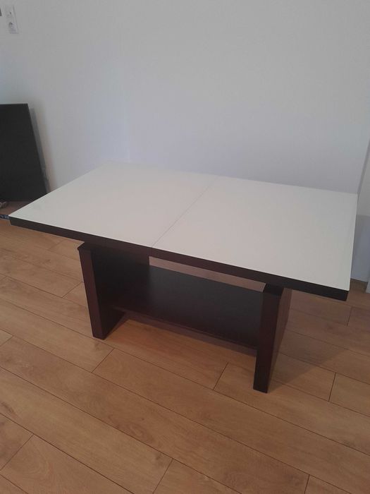 Ławo-stół. Bardzo solidna dębowa ława.