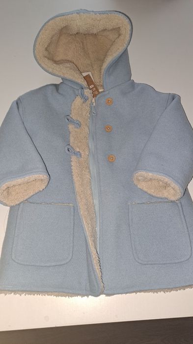 Casaco bebé  azul claro