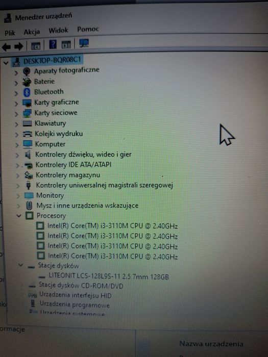 Laptop Hp 250 G1 dysk SSD torba