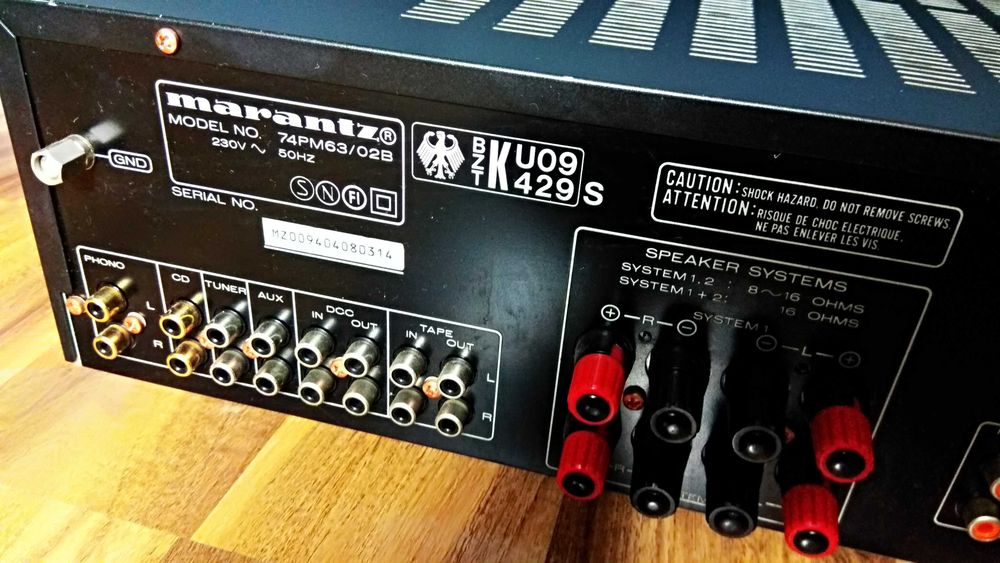Marantz PM-63 Mocny japoński wzmacniacz stereo 2x70 W,stan BDB