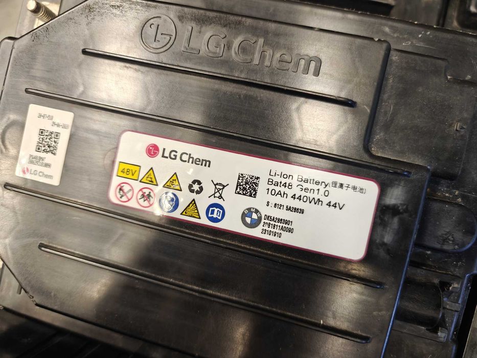 Naprawa regeneracja akumulatora odblokowanie baterii BMW LG 44V 48V MHEV hybryda mild hybrid