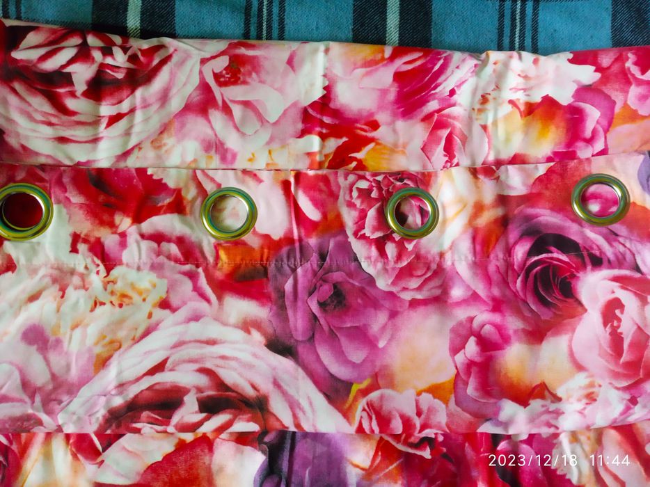 Шторы блэкаут Dunelm 168*137 на люверсах