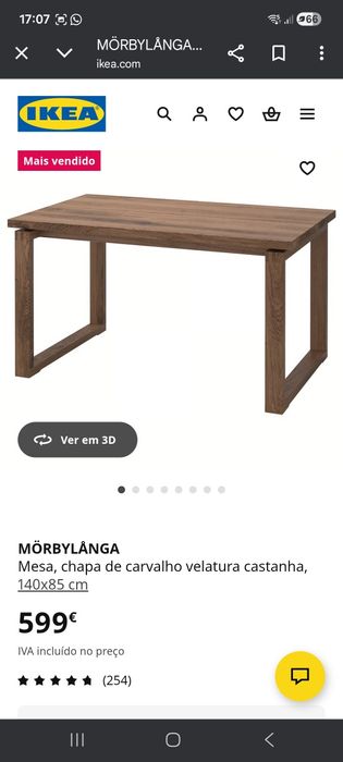 Mesa jantar ikea